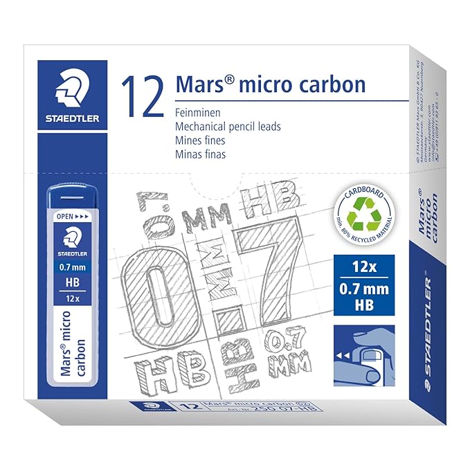 Staedtler Micro Mars Carbon Lead 0.7 Mm