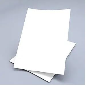 A4 Size, 300 GSM Smooth Finish Ivory Drawing Paper Sheets, White, 16.5 Inch x 11.75 Inch, Combo Pack of 20 Sheets
