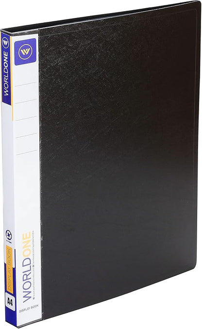 Worldone A4 Size | Presentation Display Book File | Made of 1 mm Virgin PP Sheet |