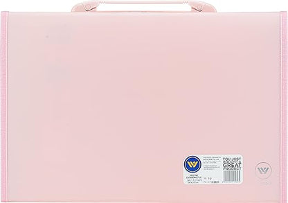 Worldone Expanding File Folder with Handle & Lock 13 Indexed Pocket for Documents Sorting Durable Long Lasting