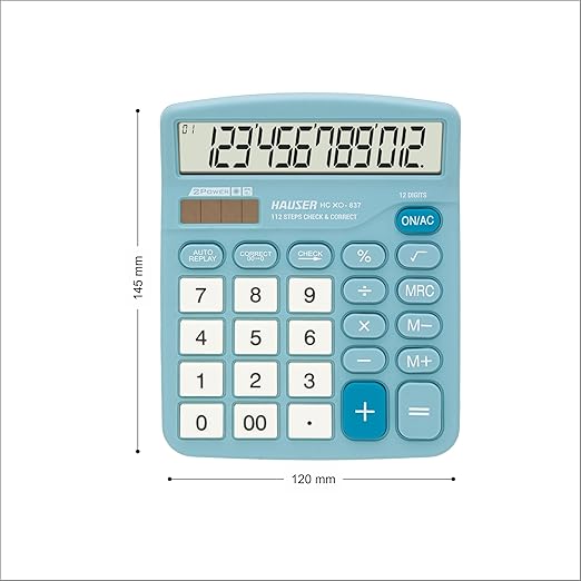 Hauser HC XO-837 Desktop Electronic Calculator