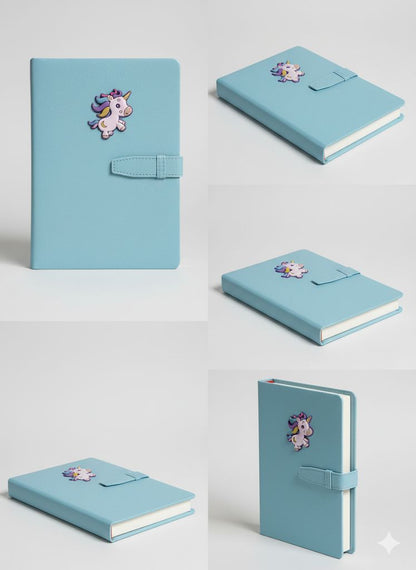 Unicorn Diary With Magnetic Lock