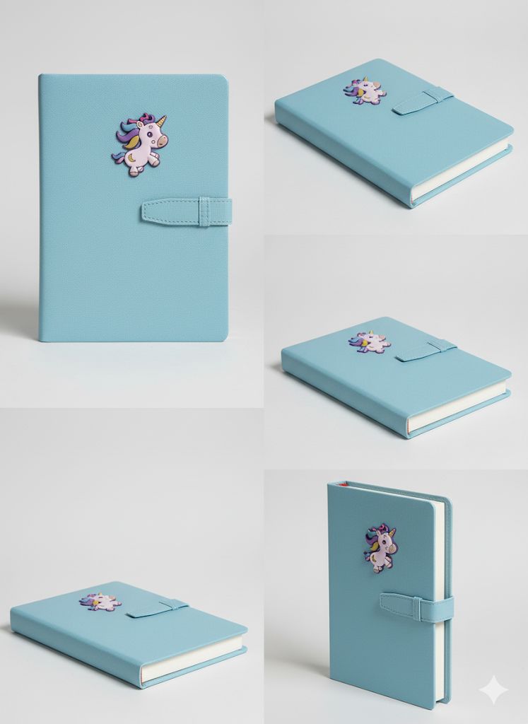 Unicorn Diary With Magnetic Lock