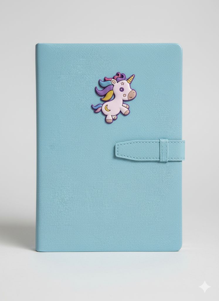 Unicorn Diary With Magnetic Lock