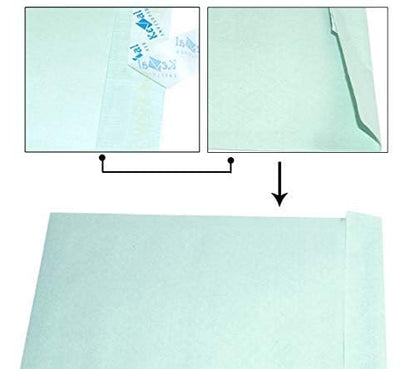 A4 Size Polynet Clothline Envelope Courier Cover Self-Seal Business Catalogue Cloth Lined Courier Document Pouch Bag for Invitation and Post Cover, 25 L x 30 H cm Pack of 20