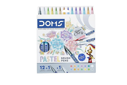 Doms Super Soft Tip Pastel Shades Brush Pen Set