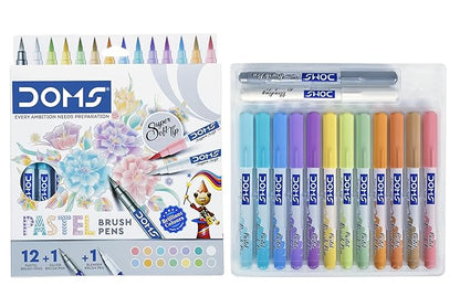 Doms Super Soft Tip Pastel Shades Brush Pen Set