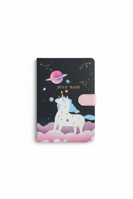 Unicorn Fancy Side Lock Style Diary