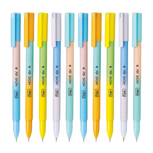 FLAIR Move Gel Pen  (Pack of 5)
