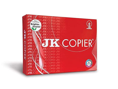 JK A4 multipurpose WHITE Copier Paper - A4, 75 GSM, 1 Ream, 500 Sheets
