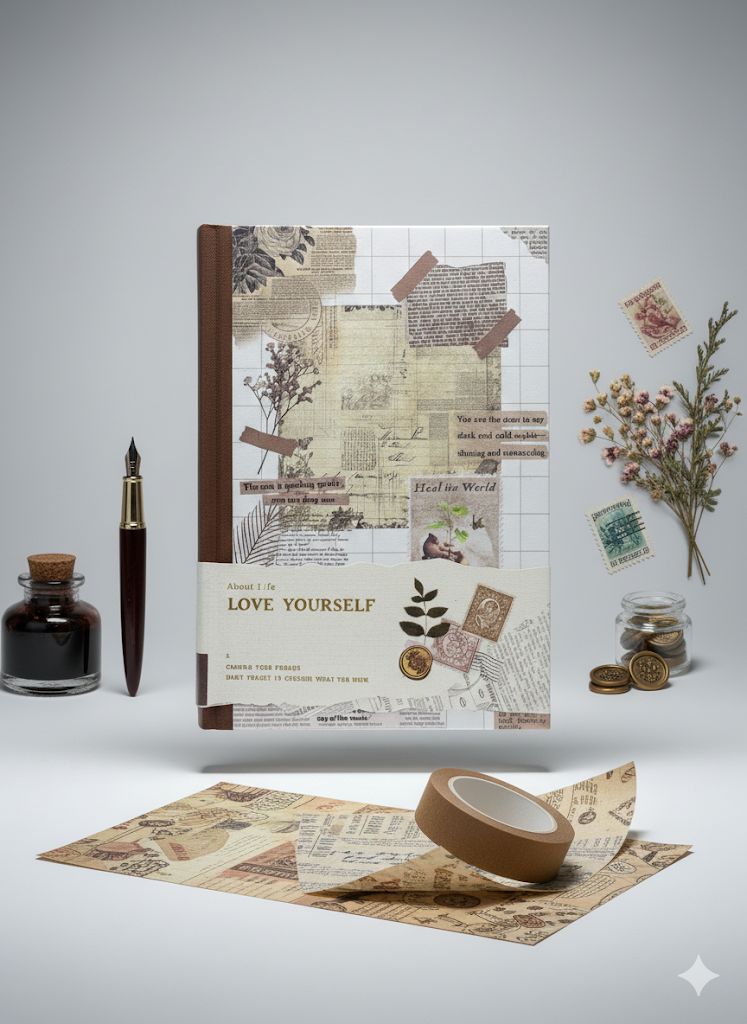 Vintage Love Yourself Diary
