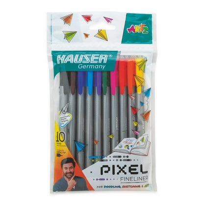 Hauser Germany Pixel Fineliner Pack of 10