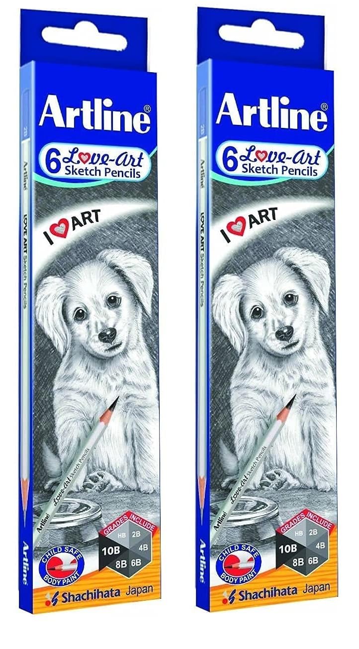 Love Art Ultra Dark Sketch Pencil Set