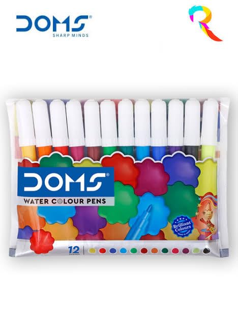 Doms 12 Shades(Pack of 3) Water Color Sketch Pens