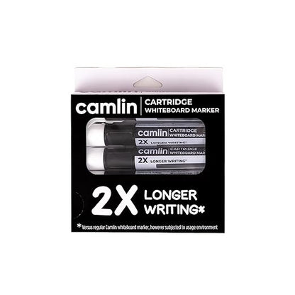 Camlin Cartridge White Board Marker pack of 5 - Black