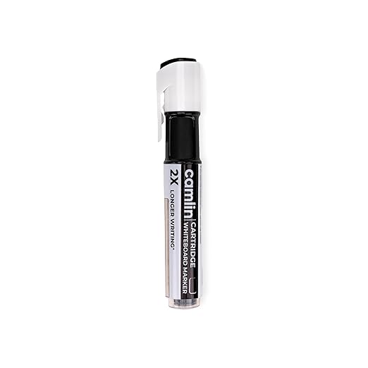 Camlin Cartridge White Board Marker pack of 5 - Black