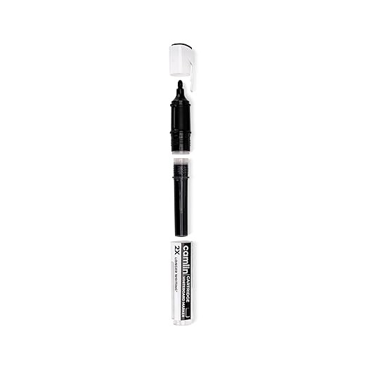 Camlin Cartridge White Board Marker pack of 5 - Black