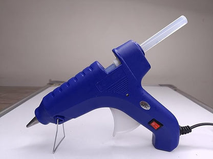 Hot Melt Glue Gun & 11mm Glue Sticks With On/Off Switch Anti Drip Heavy Duty Glue Sticks for DIY Projects, School
