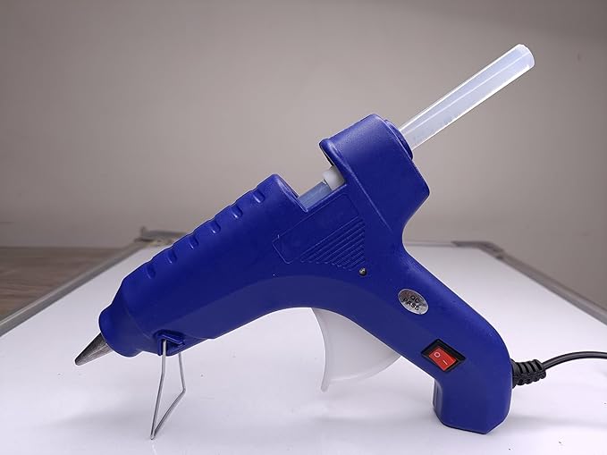 Hot Melt Glue Gun & 11mm Glue Sticks With On/Off Switch Anti Drip Heavy Duty Glue Sticks for DIY Projects, School