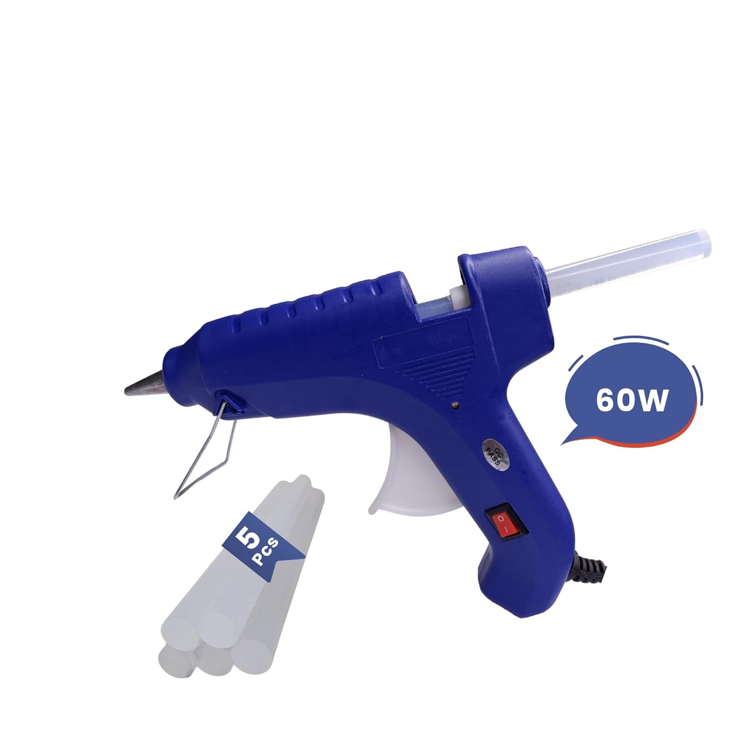 Hot Melt Glue Gun & 11mm Glue Sticks With On/Off Switch Anti Drip Heavy Duty Glue Sticks for DIY Projects, School