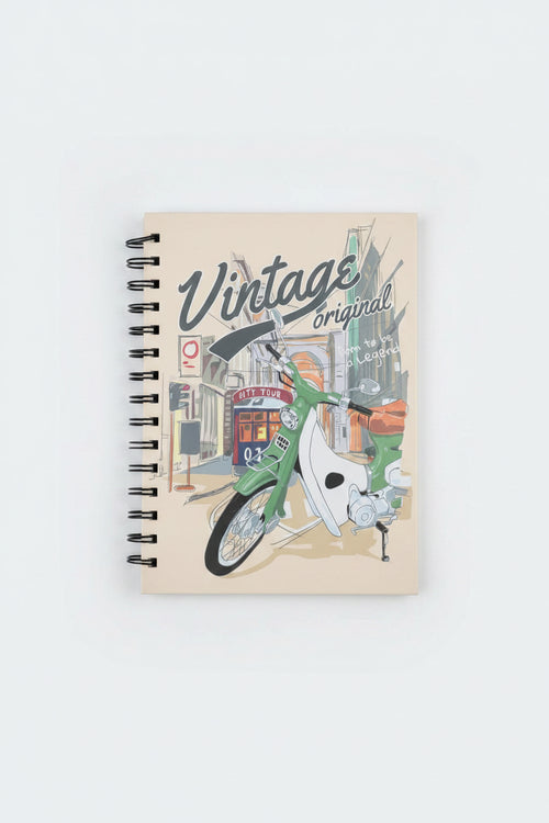 Vintage Original Spiral Style Diary
