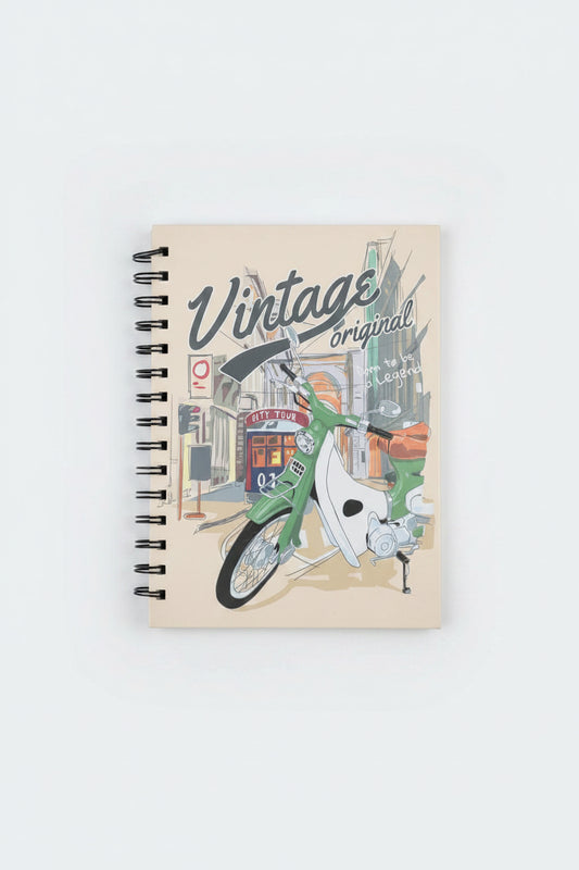 Vintage Original Spiral Style Diary