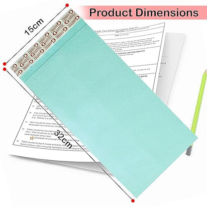 Envelope Courier Document Pouch Secure Cloth Lined,Courier Cover Green- 11 X 5 Inches - Green pack of 20
