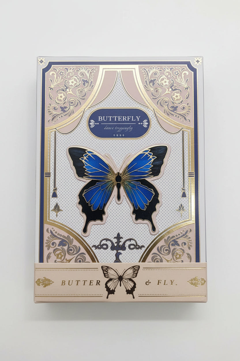 Vintage Butterfly Page Diary