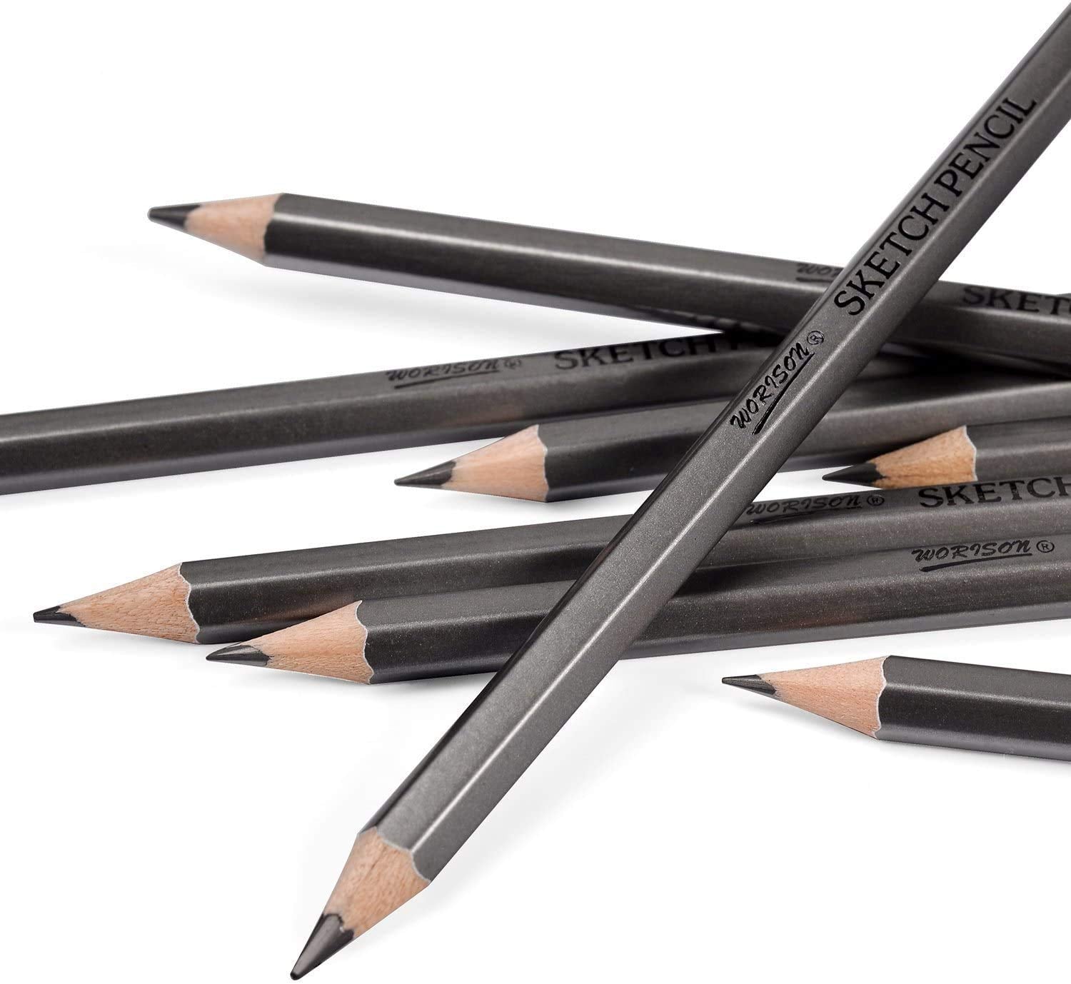 Worison Degree Pencils for Sketching Shading 12 Pencils