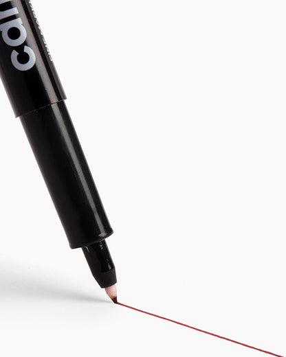 Camlin Fine Tip Permanent Markers Red (Set of 10)