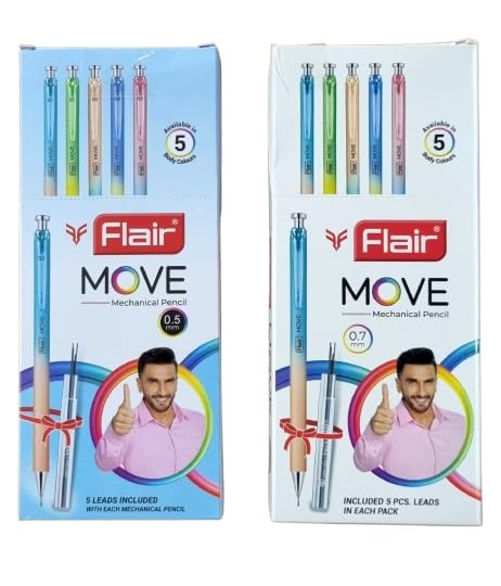 FLAIR MOVE 0.7 Mechanical Pencils  (Pack of 5)