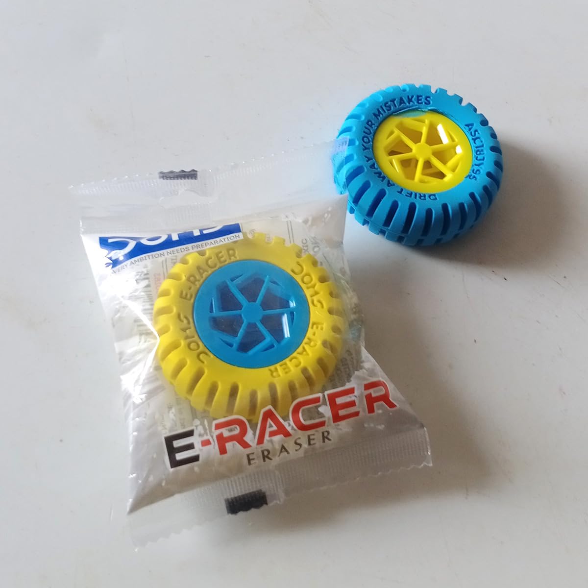 Doms E-Racer Tyre Shape Eraser