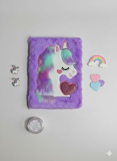 Magical Unicorn Plush Diary
