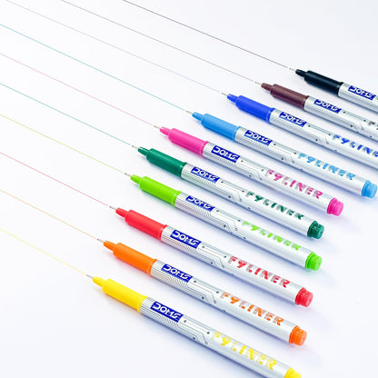 Doms F9 Fine Liner Set Of 10 Assorted Shades