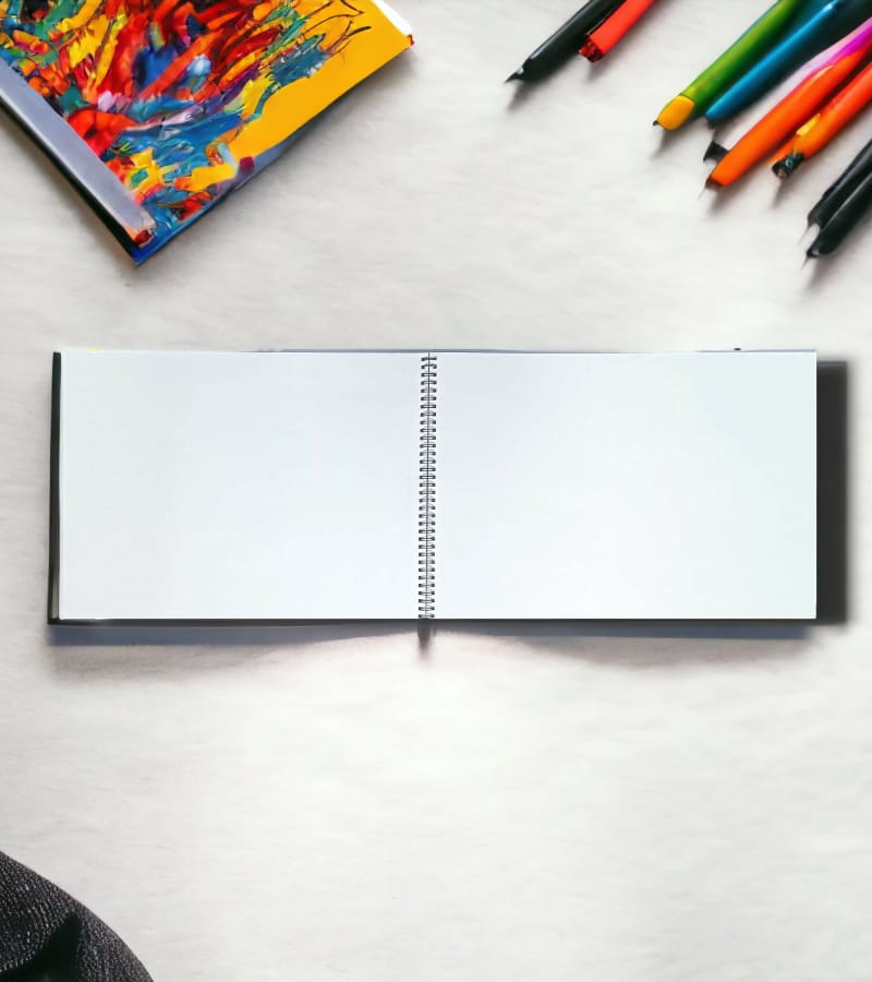 WorldOne A3 Sketch Book - 100 Sheets