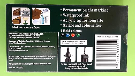 Faber-Castell Thick Permanent Marker Pen