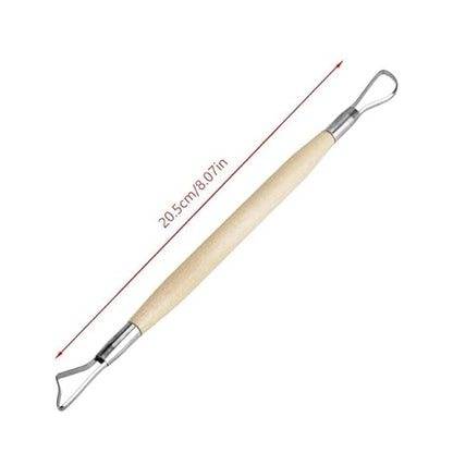 Ceramic Clay Tools Set, Birch 6Pcs Pottery Tools, for Wax Sculpting Ceramics Carving Jewelry Design Use