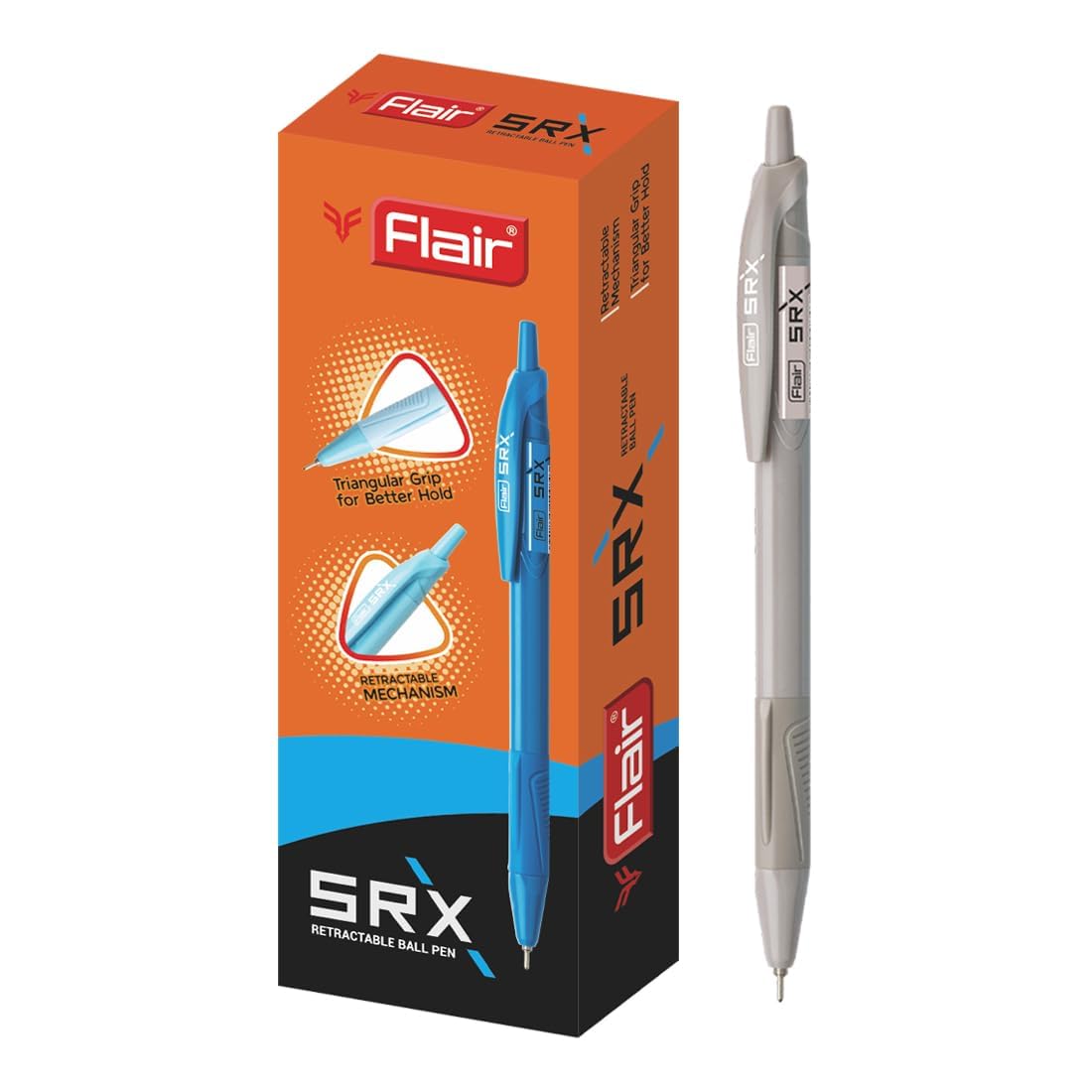 FLAIR SRX 0.7mm Retractable Ball Pen