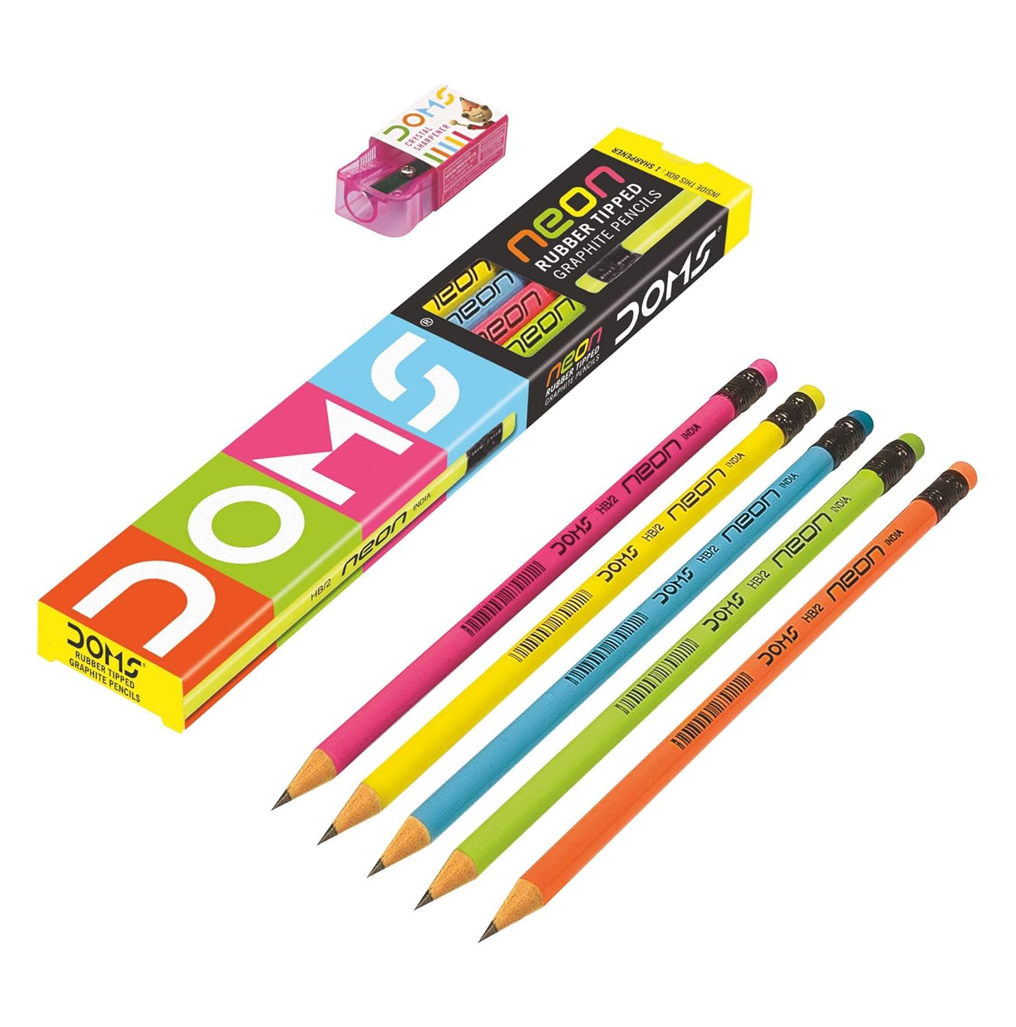 DOMS Neon Pencils