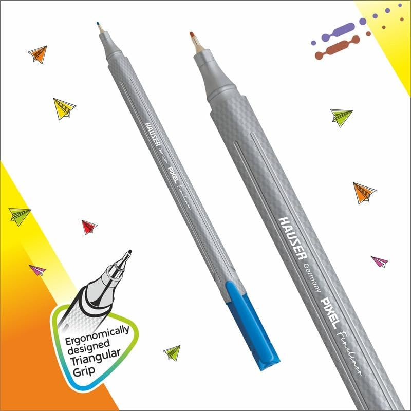 Hauser Germany Pixel Fineliner Pack of 10