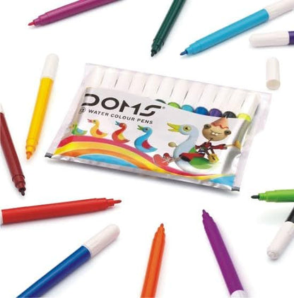 Doms 12 Shades Water Color Sketch Pens
