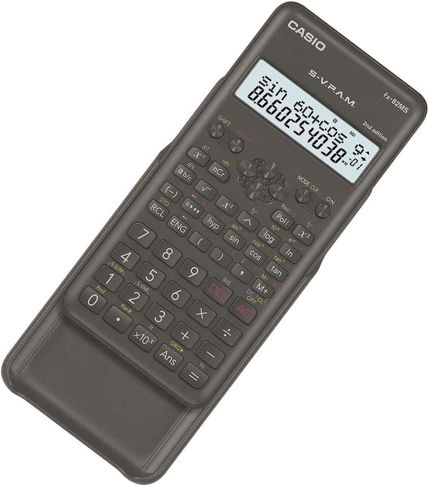 Casio FX-82MS 2nd Gen Non-Programmable Scientific Calculator