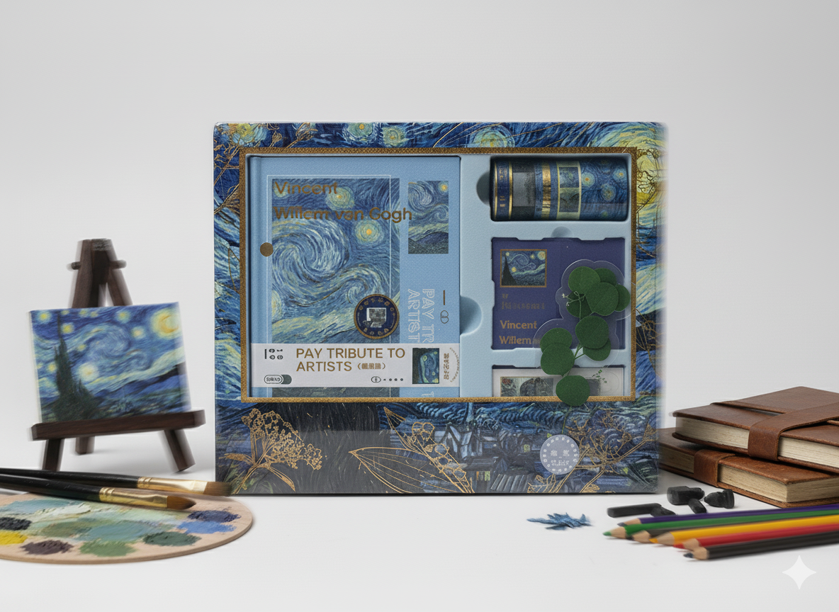 Van Gogh "Starry Night" Aesthetic Diary