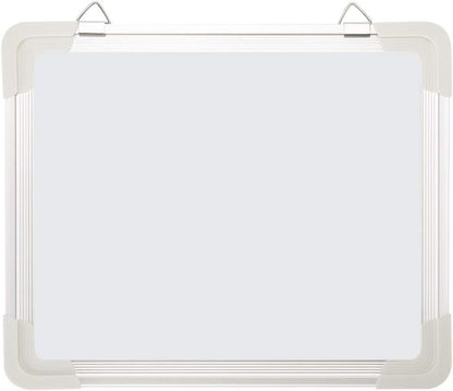Aluminium Non Magnetic 1 X1 feet Double Sided White Board and Chalk Board Front Side whiteboard Marker Surface and Back Side Chalkboard Surface