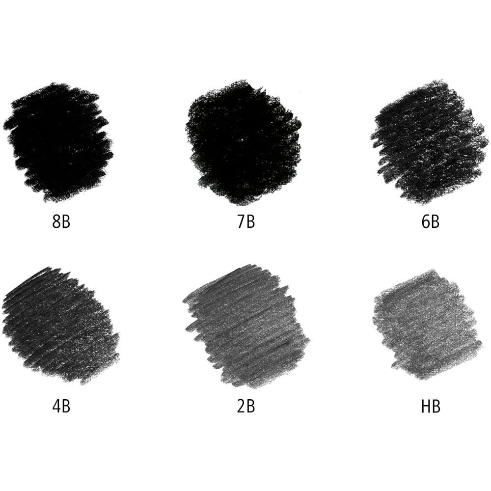 Staedtler Mars Lumograph Artists Pencils - Pack of 6