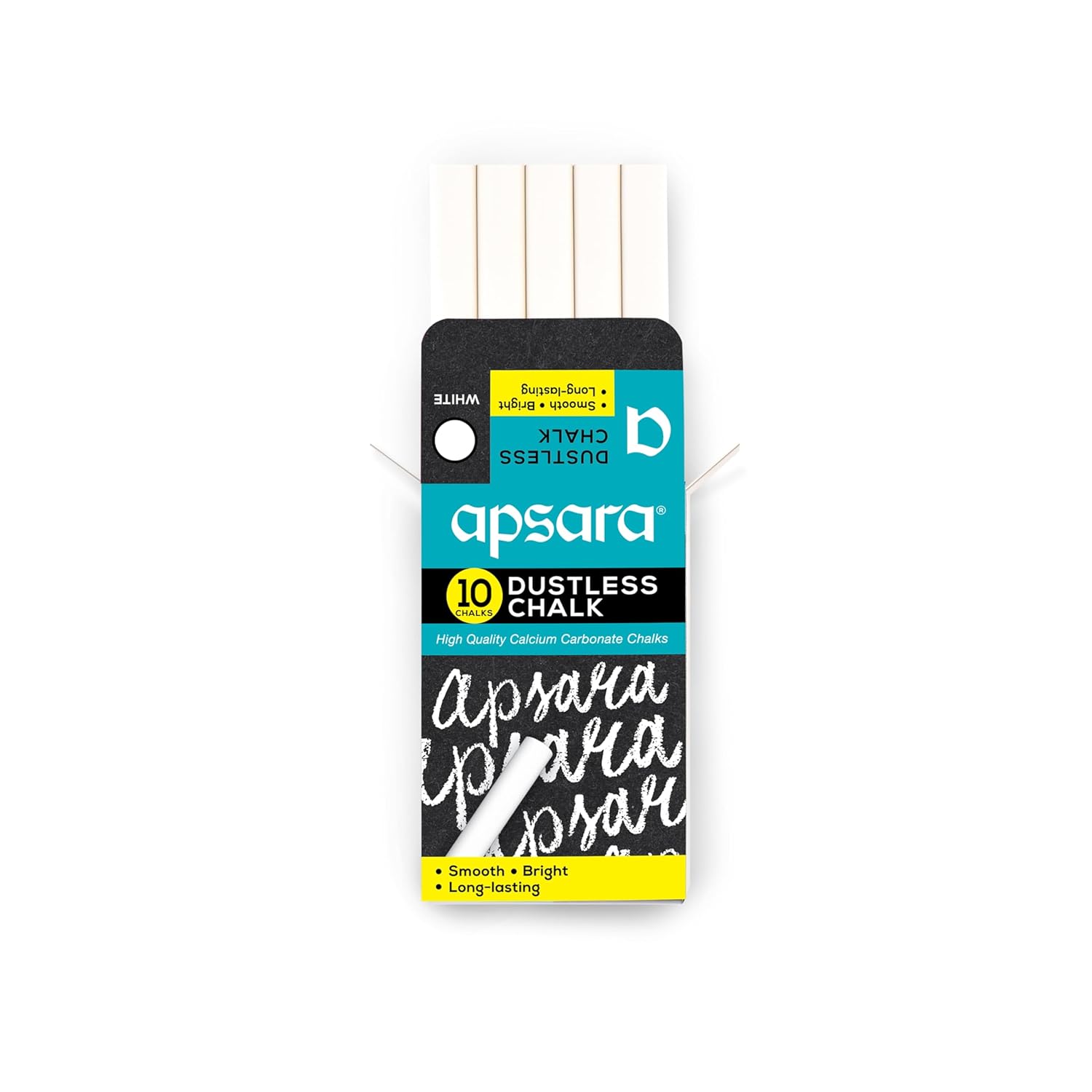 Apsara White Dustless Chalks