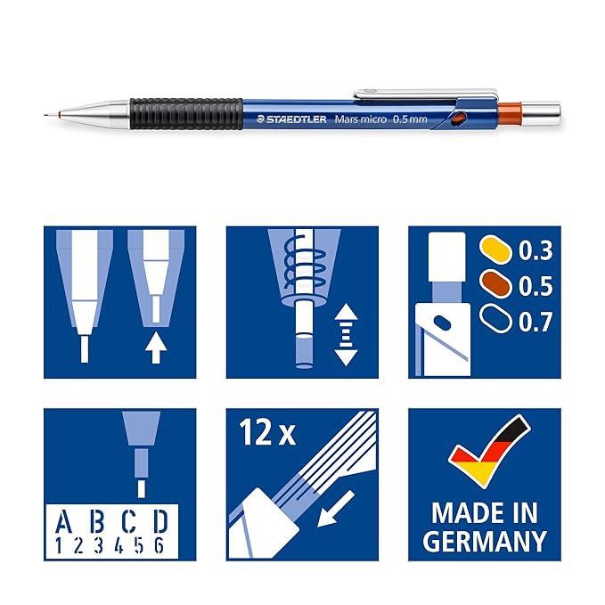 Staedtler Mars Micro 775 0.5 mm Mechanical Pencil