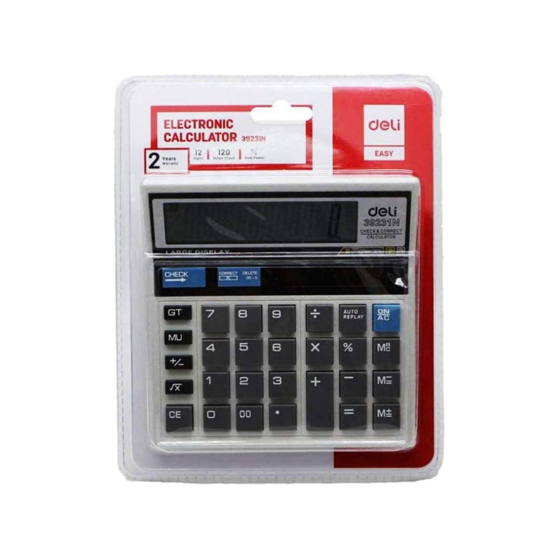 Deli W39231N 12 Digit GT Basic Calculator for Office