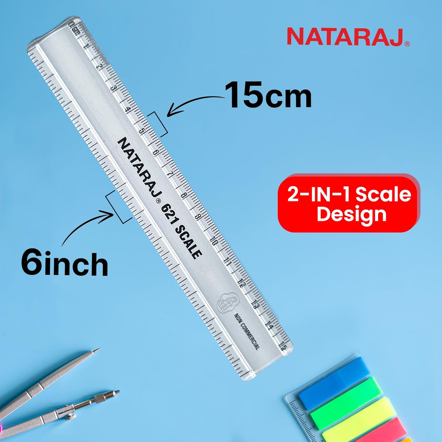 Nataraj Scale 15 CM