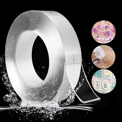 Double Sided Tape Heavy Duty - Multipurpose Removable Traceless Mounting Adhesive Tape for Walls